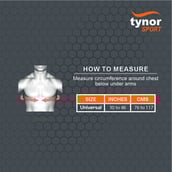 4 - Tynor Shoulder Support Double Lock (Neo),  Black/Orange  Universal 