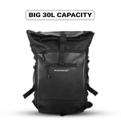 4 - MuscleBlaze Pro Gym Backpack,  Black 30 L