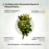 4 - Miduty 100% Organic Alkalizing Supergreens,  250 g 