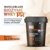 MuscleBlaze Biozyme Whey PR,  8.8 lb  Chocolate Fudge