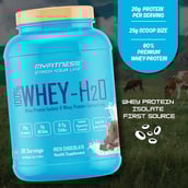 7 - Myfitness 100% WHEY-H2O Protein Isolate,  1.1 lb  Vanilla Fusion 