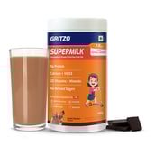 15 - Supermilk Gritzo Overall Growth For 7-9 Yrs Girl Personalized Protein & Nutrition Drink Mix,  400 g  Double Chocolate 