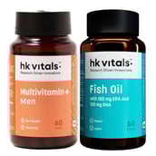 HealthKart HK Vitals Multivitamin Plus Men & Fish Oil 60 Caps Combo