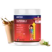 1 - Supermilk Gritzo Height+ for 13+ Yrs Boys Personalized Protein & Nutrition Drink Mix OP, 200 g Double Chocolate
