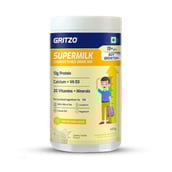 9 - Supermilk Gritzo Height+ Unsweetened for Boy 13+ Years, 400 g Creamy Vanilla