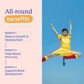 6 - Supermilk Gritzo Height+ for 13+ Yrs Boys Personalized Protein & Nutrition Drink Mix, 800 g Double Chocolate