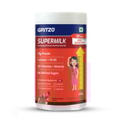 10 - Supermilk Gritzo Height+ for 13+ Yrs Girls Personalized Protein & Nutrition Drink Mix, 400 g Double Chocolate