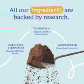 4 - Supermilk Gritzo Height+ for Boy/Girl 2-6 Yrs Personalized Protein & Nutrition Drink Mix,  400 g  Double Chocolate