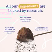 5 - Supermilk Gritzo Height+ for Boy 7-12 Yrs Personalized Protein & Nutrition Drink Mix,  400 g  Double Chocolate