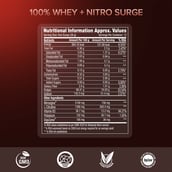 4 - GNC Pro Performance 100% Whey + Nitro Surge, 2 lb Vanilla