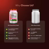 10 - GNC Pro Performance 100% Whey + Nitro Surge, 4 lb Creamy Strawberry