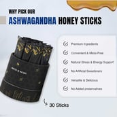 3 - Bargad KSM-66 Ashwagandha Honey Sticks Vanilla,  30 Stick(s) 