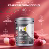 3 - MuscleBlaze Creatine Monohydrate CreAMP,  Lychee Swirl  0.71 lb