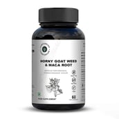 1 - CUREFOREVER Horny Goat Weed & Maca Root with Safed Musli,  60 veggie capsule(s) 