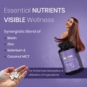 4 - CUREFOREVER Biotin 40mcg with Coconut MCT,  90 tablet(s)  Unflavoured 