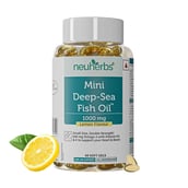 1 - Neuherbs Mini Deep-Sea Fish Oil 1000mg for Heart & Bone Lemon Flavour, 60 softgels