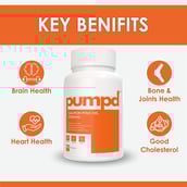 3 - Pumpd Salmon Fish Oil 1000mg,  60 softgels 