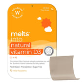 1 - Wellbeing Nutrition Melts Natural Vitamin D3+K2,  30 Piece(s)/Pack  Wild Raspberry 