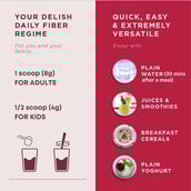 2 - Wellbeing Nutrition Daily Fiber,  240 g  Vanilla Berry 