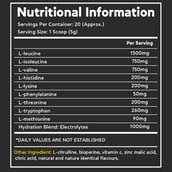 3 - Musclemend Formula EAA + Nootropics 2:1:1,  Mango  0.22 lb  20 Servings 