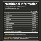 3 - Musclemend Formula EAA + Nootropics 2:1:1,  Orange  0.66 lb  60 Servings 