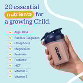 8 - Supermilk Gritzo Weight+ for 2-6 Yrs Boy & Girl Personalized Protein & Nutrition Drink Mix,  400 g  Double Chocolate