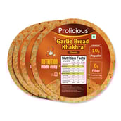 1 - Prolicious Khakhra,  Garlic Bread (Pack of 4)  170 g 
