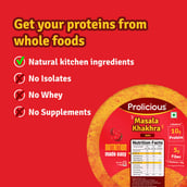 3 - Prolicious Khakhra, Desi Masala (Pack of 4) 170 g