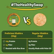 4 - Prolicious Khakhra,  Methi (Pack of 4)  170 g 