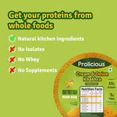 2 - Prolicious Khakhra, Cream & Onion (Pack of 3) 170 g