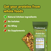 2 - Prolicious Protein Bars Combo,  8 bar(s)  Choco Seeds + Seeds & Nuts 
