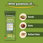 9 - Prolicious Protein Bars Combo,  6 bar(s)  Choco Seeds + Seeds & Nuts 