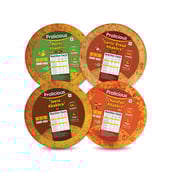 1 - Prolicious High Protein & High Fiber Khakhra Combo, Methi, Garlic Bread, Jeera, Chorafali (Pack of 4) 170 g