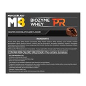 10 - MuscleBlaze Biozyme Whey PR,  2.2 lb  Refill Pouch Molten Chocolate Cake