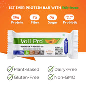 2 - Voll Sante Voll Pro High Protein & Fiber Bar,  6 bar(s)  Caramel (26g Protein) 