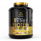 7 - One Science 100% Premium Whey Protein,  5 lb  Strawberry White Chocolate - with Free 150g Creatine 
