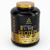 11 - One Science 100% Premium Whey Protein,  5 lb  Vanilla Swirl - with Free 150g Creatine 