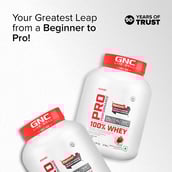 4 - GNC Pro Performance 100% Whey Protein,  4 lb  Creamy Strawberry 