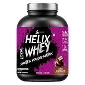 1 - Helixlabz Helix 100% WHEY Protein Powder Matrix,  4.4 lb  Rich Chocolate 