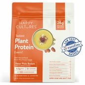 1 - Happy Cultures Tastiest Plant Protein, 1.11 lb Kesar Pista Badam with Almond Chunks