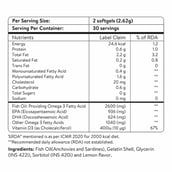 4 - Happy Cultures 5X Omega 3 Fish Oil 2600mg Lemon, 60 softgels