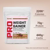 4 - GNC Pro Performance Weight Gainer,  4.4 lb  Double Chocolate 