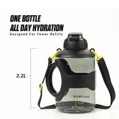2 - MuscleBlaze Gym Gallon Water Bottle,  Black  2.2 L