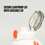 5 - MuscleBlaze Gym Gallon Water Bottle,  White  2.2 L