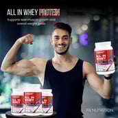 6 - FB Nutrition All In Whey Protein,  2.2 lb  Belgian Chocolate 