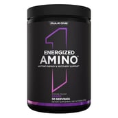 1 - Rule One Energized Amino,  0.59 lb  30 Servings  Grape 