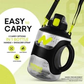 4 - GHC Nutrigize Sports Gallon Water Bottle,  Black  2.2 L 