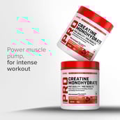 7 - GNC Pro Performance Pure Micronized Creatine Monohydrate, Cranberry with Steel Shaker 750ml 0.55 lb