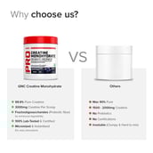 8 - GNC Pro Performance Pure Micronized Creatine Monohydrate,  Blueberry with Steel Shaker 750ml  0.22 lb 