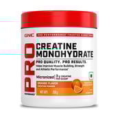 2 - GNC Pro Performance Pure Micronized Creatine Monohydrate,  Orange with Steel Shaker 750ml  0.55 lb 